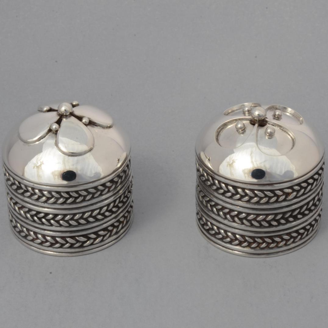 Salt and Pepper Shakers Hollowware Wesley Harris MFA
